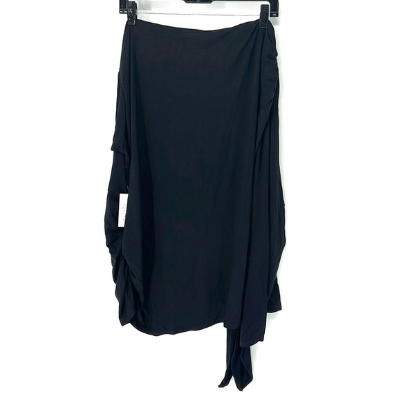 Eloquii NWT black off shoulder tie Blouse women’s 26/28 - Picture 7 of 7